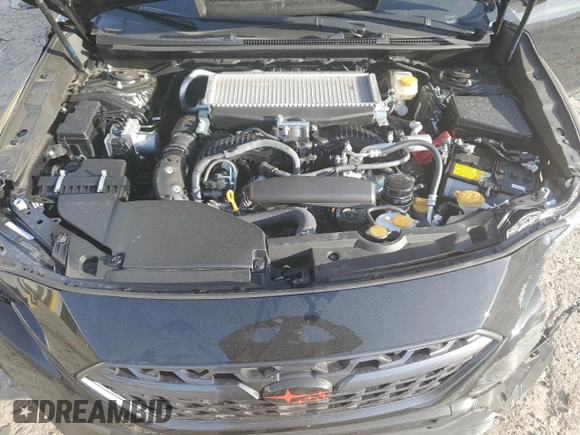 2024 Subaru WRX with VIN JF1VBAB67R9804351, listed as a Copart auction lot 49258745 with 7,007 mi miles and Salvage title. Bid and sale history available at DreamBid. Image 11.