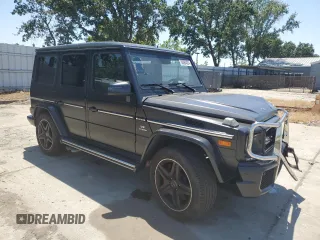 2015 Mercedes-Benz G-Class G 63 AMG with VIN WDCYC7DF5FX233898, listed as a Copart auction lot 60084024 with 66,203 mi miles and Salvage Title. Bid and sale history available at carsss.com. Image 4.