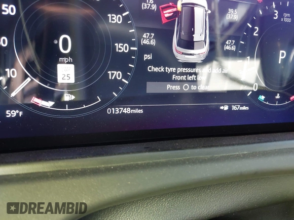2023 Land Rover Range Rover Velar S z VIN SALYJ2EX5PA351243, wystawiony jako IAAI lot #42017735 z przebiegiem 13 748 mil mil oraz . Historia ofert i sprzedaży dostępna na DreamBid. Obrazek 7.