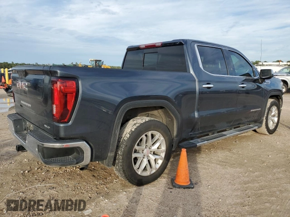 2022 GMC Sierra 1500 with VIN 1GTP8DET1NZ196163, listed as a Copart auction lot 83798824 with 74,828 mi miles and Salvage Title. Bid and sale history available at DreamBid. Image 3.