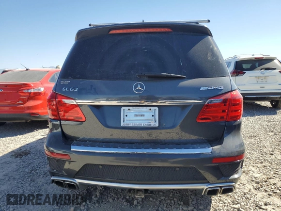 2015 Mercedes-Benz GL-Class GL 63 AMG with VIN 4JGDF7EE8FA497858, listed as a Copart auction lot 72887864 with 106,050 mi miles and Salvage Title. Bid and sale history available at carsss.com. Image 6.