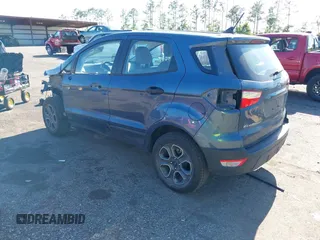 2021 Ford EcoSport S with VIN MAJ3S2FE8MC448292, listed as a IAAI auction lot 42053334 with 47,418 mi miles and . Bid and sale history available at DreamBid. Image 3.