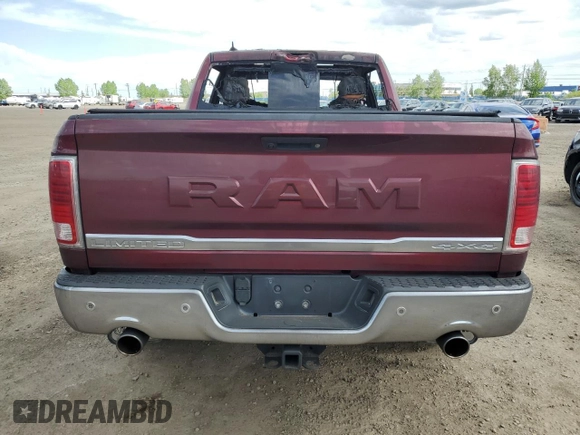 2018 Ram 1500 Longhorn with VIN 1C6RR7WM2JS228479, listed as a Copart auction lot 58588905 with Not provided miles and Non repairable. Bid and sale history available at DreamBid. Image 6.
