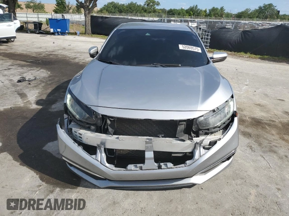 2019 Honda Civic LX with VIN 2HGFC2F69KH567767, listed as a Copart auction lot 52069575 with 102,259 mi miles and Non Repairable. Bid and sale history available at DreamBid. Image 5.