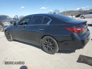 2021 Infiniti Q50 Luxe z VIN JN1EV7BR4MM752541, wystawiony jako Copart lot #47064425 z przebiegiem 64 130 mil mil oraz Szkoda całkowita • Salvage title. Historia ofert i sprzedaży dostępna na DreamBid. Obrazek 2.