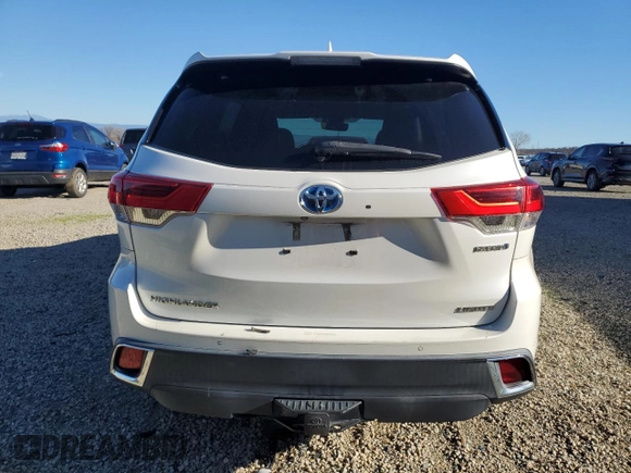 2018 Toyota Highlander Hybrid Limited with VIN 5TDDGRFH4JS040269, listed as a Copart auction lot 87515435 with 67,170 mi miles and Salvage title. Bid and sale history available at DreamBid. Image 6.