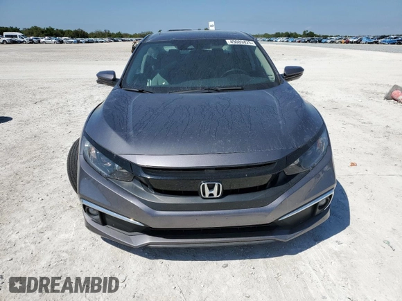 2021 Honda Civic Sedan EX with VIN 2HGFC1F34MH703080, listed as a Copart auction lot 49089425 with 18,451 mi miles and Salvage Title. Bid and sale history available at carsss.com. Image 5.