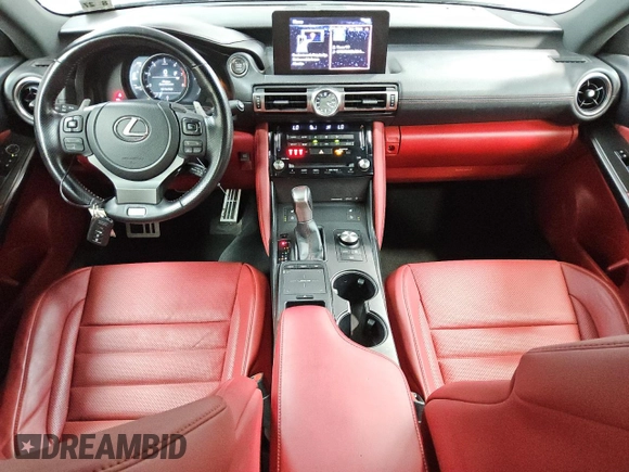 2022 Lexus IS 350 F Sport with VIN JTHGZ1E21N5025759, listed as a Copart auction lot 54313225 with 34,177 mi miles and Clean title. Bid and sale history available at DreamBid. Image 8.
