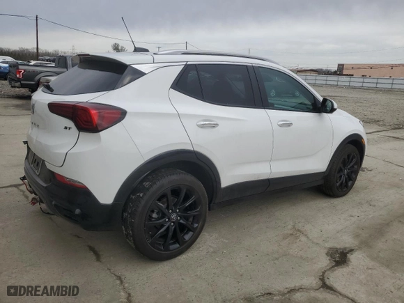 2024 Buick Encore GX Sport Touring with VIN KL4AMESL8RB013054, listed as a Copart auction lot 46594385 with 28,226 mi miles and Salvage Title. Bid and sale history available at carsss.com. Image 3.