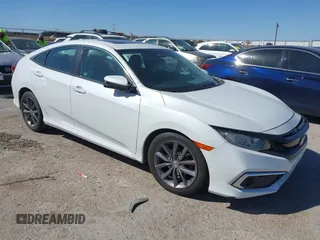 2019 Honda Civic Sedan EX with VIN 19XFC1F38KE200790, listed as a IAAI auction lot 41831098 with 58,874 mi miles. Bid and sale history available at carsss.com. Image 1.