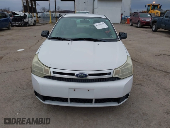 2008 Ford Focus S with VIN 1FAHP34N78W283744, listed as a IAAI auction lot 41655154 with 223,753 mi miles. Bid and sale history available at carsss.com. Image 6.