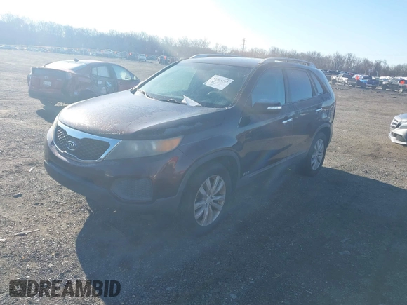 2011 Kia Sorento LX with VIN 5XYKTDA2XBG093596, listed as a IAAI auction lot 41901292 with 229,080 mi miles. Bid and sale history available at carsss.com. Image 2.