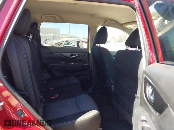 2017 Nissan Rogue SL with VIN JN8AT2MV7HW277674, listed as a IAAI auction lot 41837800 with 99,301 mi miles. Bid and sale history available at carsss.com. Image 8.