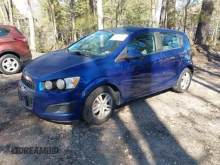 2014 Chevrolet Sonic LT with VIN 1G1JC6SG7E4118564, listed as a IAAI auction lot 41827748 with 120,326 mi miles. Bid and sale history available at carsss.com. Image 2.