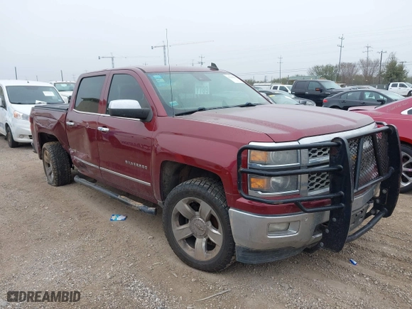 2015 Chevrolet Silverado 1500 LTZ with VIN 3GCUKSECXFG325673, listed as a IAAI auction lot 41585675 with 253,364 mi miles. Bid and sale history available at carsss.com. Image 1.