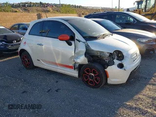 2018 FIAT 500e with VIN 3C3CFFGE9JT377399, listed as a IAAI auction lot 41641125 with 26,157 mi miles. Bid and sale history available at carsss.com. Image 1.