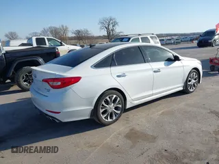 2015 Hyundai Sonata Sport with VIN 5NPE34AB6FH140232, listed as a IAAI auction lot 41805920 with 134,373 mi miles and . Bid and sale history available at carsss.com. Image 4.