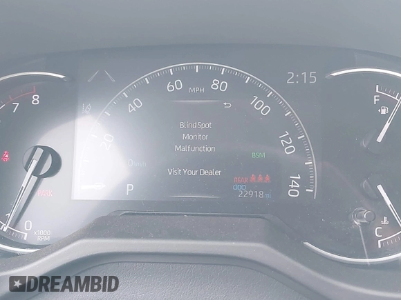 2024 Toyota RAV4 XLE with VIN 2T3P1RFV4RC463790, listed as a IAAI auction lot 42450962 with 22,918 mi miles and . Bid and sale history available at DreamBid. Image 7.