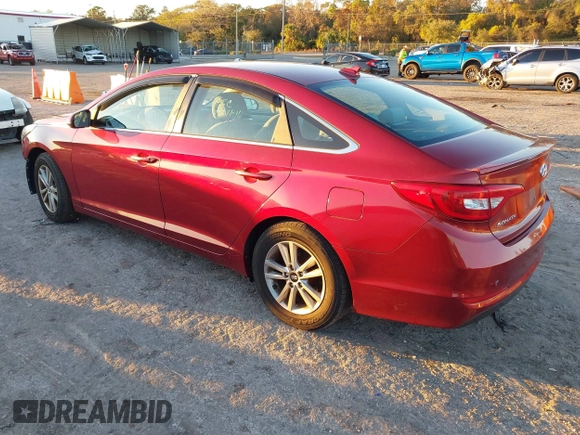 2015 Hyundai Sonata 2.4L SE with VIN 5NPE24AF2FH197761, listed as a IAAI auction lot 41088510 with 102,785 mi miles. Bid and sale history available at carsss.com. Image 3.