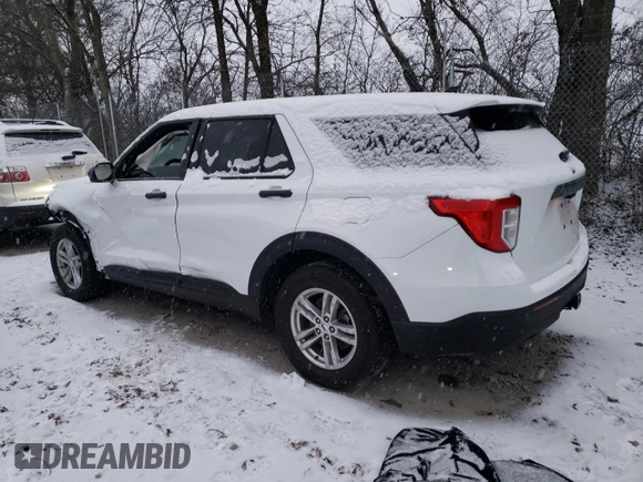 2023 Ford Explorer with VIN 1FMSK8BH8PGB85657, listed as a Copart auction lot 83587504 with 60,332 mi miles and Salvage title. Bid and sale history available at DreamBid. Image 2.