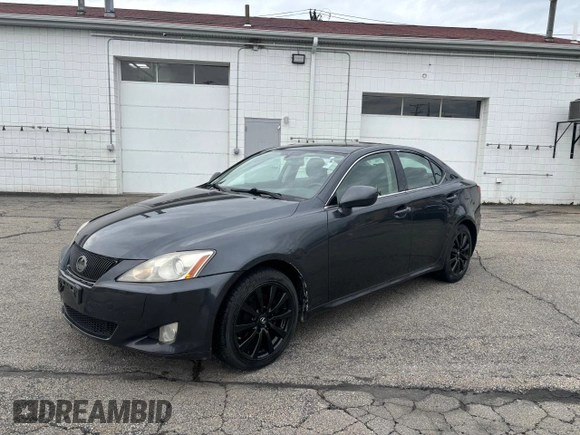 2006 Lexus IS 250 with VIN JTHCK262062006386, listed as a Copart auction lot 52054335 with 194,983 mi miles and Clean Title. Bid and sale history available at DreamBid. Image 2.