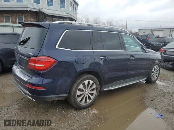 2017 Mercedes-Benz GLS with VIN 4JGDF6EE7HA766266, listed as a Copart auction lot 46186703 with 68,079 mi miles. Bid and sale history available at carsss.com. Image 3.