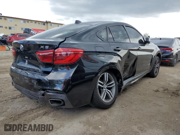 2015 BMW X6 xDrive35i with VIN 5UXKU2C50F0F94731, listed as a Copart auction lot 61715033 with 101,886 mi miles. Bid and sale history available at carsss.com. Image 3.