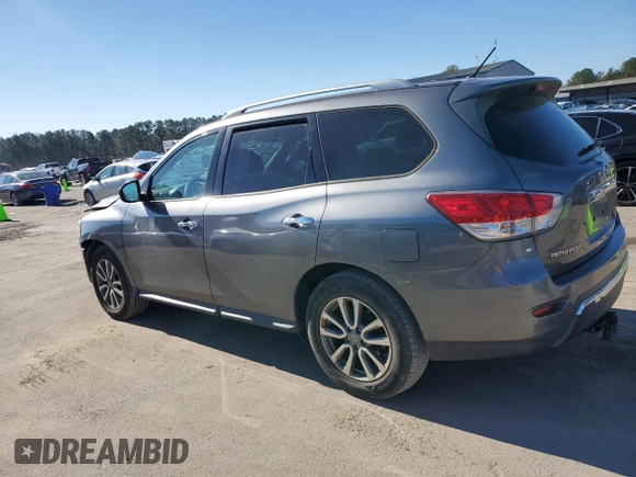 2016 Nissan Pathfinder S with VIN 5N1AR2MN5GC667968, listed as a Copart auction lot 89003405 with 156,253 mi miles and Salvage Title. Bid and sale history available at carsss.com. Image 2.
