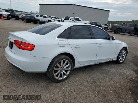 2013 Audi A4 Prestige with VIN WAUKFAFLXDA157823, listed as a Copart auction lot 62749474 with 137,256 mi miles and Salvage Title. Bid and sale history available at carsss.com. Image 3.