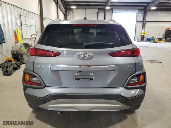 2018 Hyundai Kona Ultimate with VIN KM8K53A51JU134074, listed as a Copart auction lot 82484844 with 48,962 mi miles and Salvage Title. Bid and sale history available at carsss.com. Image 6.