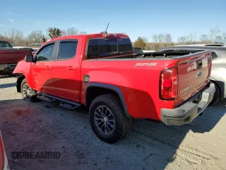 2018 Chevrolet Colorado 4WD ZR2 with VIN 1GCGTEEN6J1104009, listed as a Copart auction lot 47365595 with 48,997 mi miles and Salvage Title. Bid and sale history available at carsss.com. Image 2.