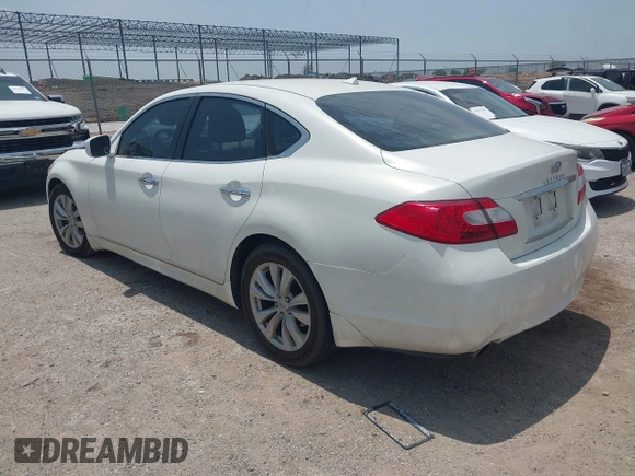 2011 Infiniti M with VIN JN1BY1AP5BM323980, listed as a IAAI auction lot 42293425 with 112,139 mi miles and . Bid and sale history available at DreamBid. Image 3.