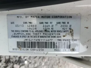 2014 Mazda Mazda6 i Touring with VIN JM1GJ1T69E1114677, listed as a Copart auction lot 50929445 with 237,700 mi miles and Salvage Title. Bid and sale history available at carsss.com. Image 12.