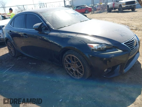 2014 Lexus IS with VIN JTHBF1D24E5040227, listed as a IAAI auction lot 41777593 with 160,991 mi miles. Bid and sale history available at carsss.com. Image 1.