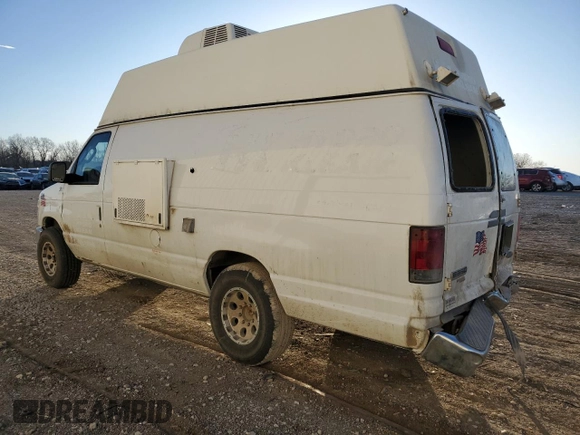 2012 Ford Econoline Cargo Super Duty Commercial with VIN 1FTSS3ELXCDB12518, listed as a Copart auction lot 42704115 with 194,090 mi miles and Salvage title. Bid and sale history available at DreamBid. Image 2.