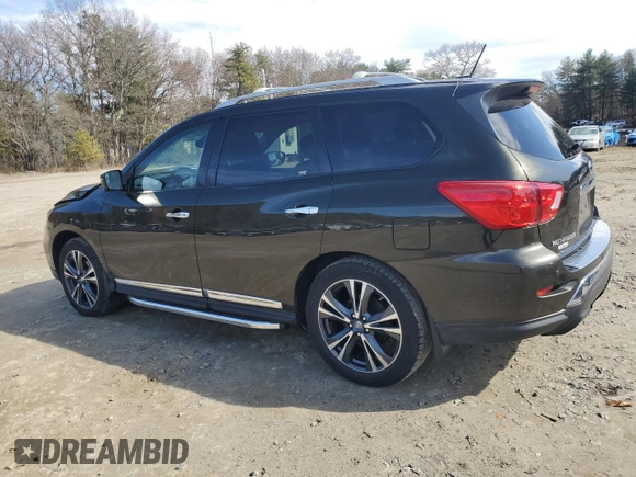 2017 Nissan Pathfinder SL with VIN 5N1DR2MM2HC663057, listed as a Copart auction lot 52504485 with 109,673 mi miles and Salvage Title. Bid and sale history available at DreamBid. Image 2.