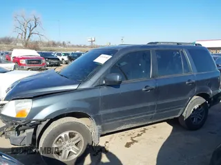 2005 Honda Pilot EX-L with VIN 2HKYF18545H505783, listed as a IAAI auction lot 41615185 with 154,417 mi miles. Bid and sale history available at carsss.com. Image 15.