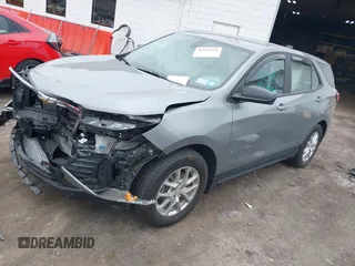 2023 Chevrolet Equinox LS with VIN 3GNAXHEG3PL160544, listed as a IAAI auction lot 42459256 with 9,349 mi miles and . Bid and sale history available at DreamBid. Image 2.