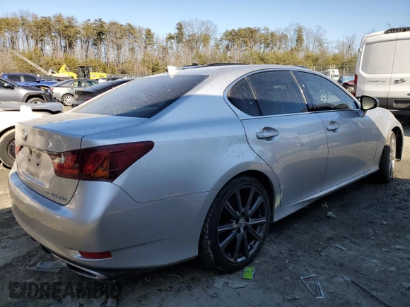 2015 Lexus GS 350 with VIN JTHCE1BL1FA009125, listed as a Copart auction lot 46505205 with 213,132 mi miles and Salvage Title. Bid and sale history available at DreamBid. Image 3.