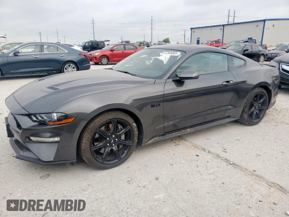 2019 Ford Mustang GT z VIN 1FA6P8CF5K5122630, wystawiony jako Copart lot #57345845 z przebiegiem 60 281 mil mil oraz Szkoda całkowita • Salvage title. Historia ofert i sprzedaży dostępna na DreamBid. Obrazek 1.