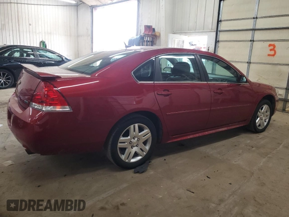 2013 Chevrolet Impala LT with VIN 2G1WB5E35D1152590, listed as a Copart auction lot 52171305 with 96,781 mi miles and Salvage Title. Bid and sale history available at DreamBid. Image 3.