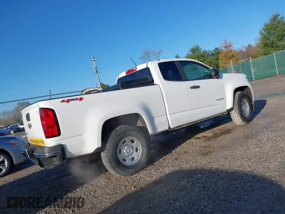 2019 Chevrolet Colorado 4WD Work Truck z VIN 1GCHTBEA4K1219239, wystawiony jako IAAI lot #41849984 z przebiegiem 121 887 mil mil oraz . Historia ofert i sprzedaży dostępna na DreamBid. Obrazek 4.