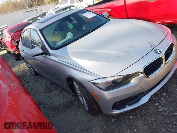 2016 BMW 3 Series 320i with VIN WBA8E1G52GNT35914, listed as a IAAI auction lot 41776031 with 156,193 mi miles and . Bid and sale history available at carsss.com. Image 1.