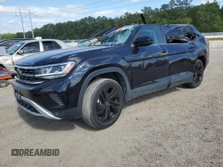 2023 Volkswagen Atlas SE with VIN 1V2WR2CA7PC500650, listed as a Copart auction lot 51973035 with 29,700 mi miles and Salvage title. Bid and sale history available at DreamBid. Image 1.