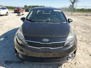 2017 Kia Rio EX with VIN KNADN4A3XH6086281, listed as a Copart auction lot 63582924 with 87,566 mi miles and Salvage Title. Bid and sale history available at carsss.com. Image 5.