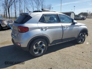 2024 Hyundai Venue SEL with VIN KMHRC8A35RU326349, listed as a Copart auction lot 48687915 with 16,007 mi miles and Salvage Title. Bid and sale history available at DreamBid. Image 3.