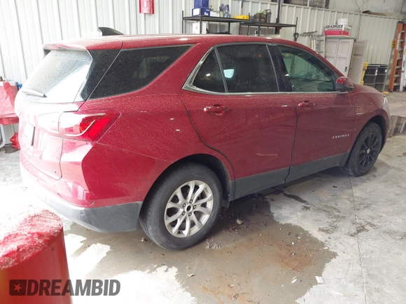2020 Chevrolet Equinox LT with VIN 3GNAXKEV0LS568625, listed as a IAAI auction lot 41954187 with 66,987 mi miles and . Bid and sale history available at carsss.com. Image 4.