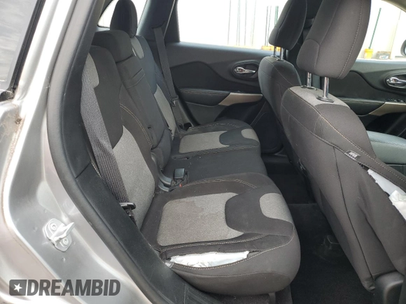 2017 Jeep Cherokee Sport with VIN 1C4PJMAB4HD220913, listed as a Copart auction lot 47193015 with 153,086 mi miles and Salvage Title. Bid and sale history available at carsss.com. Image 10.