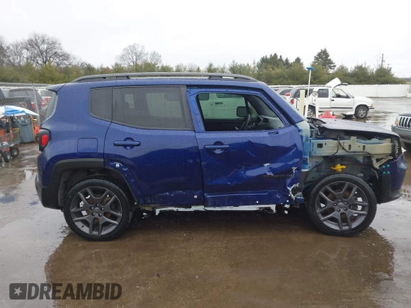 2021 Jeep Renegade Latitude with VIN ZACNJDBB4MPM54242, listed as a IAAI auction lot 41199702 with 72,415 mi miles and . Bid and sale history available at DreamBid. Image 14.