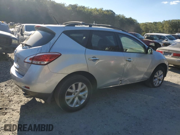 2012 Nissan Murano SL with VIN JN8AZ1MW0CW214619, listed as a Copart auction lot 74514164 with 0 mi miles and Salvage Title. Bid and sale history available at carsss.com. Image 3.
